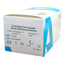 CA125 Ovarian cancer rapid test cassette 10 x NHS/GP CE Pro Tests