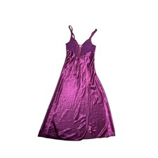 Victoria's Secret Golden Label Satin Slip Dress Size Small Purple