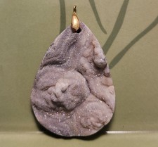 Crystal Sea Natural Agate Pendant