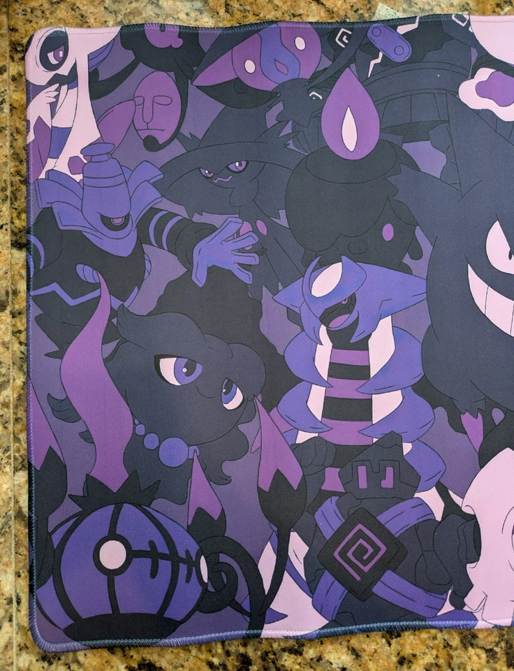 Tapete Purple Ghost Type TCG - Tapete Gengar - Tapete Ghost Pokemon CCG 24x14 NOVO - Imagem 4 de 4