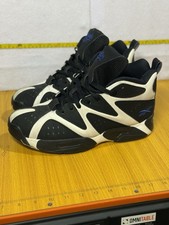 Reebok Mens Kamikaze 1 Mid Black White Blue V...