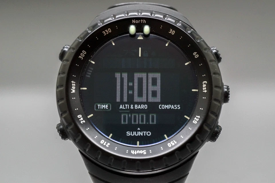 [Near MINT- / BOX] SUUNTO Core All Black Military Outdoor Men's Watch From JAPAN - image 4 of 4