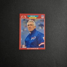 1989 Pro Set Football Buffalo Bills Marv Levy Card #34