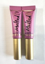 2 x Too Faced Melted Liquid Long Wear Lipstick FIG 0.16 FlOz/ 5 ml Travel Size