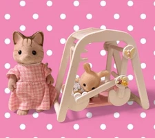 calico critters mom swing set playground