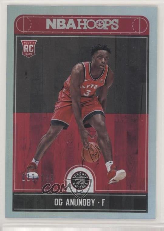 2017-18 Panini NBA Hoops Silver 113/199 OG Anunoby #273 Rookie RC 0l1