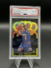 2020 CROWN ROYALE OBI TOPPIN #92 CRYSTAL GOLD 1/10 PSA 10 💎 Pacers Jersey Match