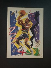 1990-91 NBA Hoops Checklist Michael Adams Denver Nuggets #361 Basketball