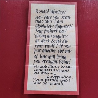 Make Your Own Howler Harry Potter Warner Bros Studio