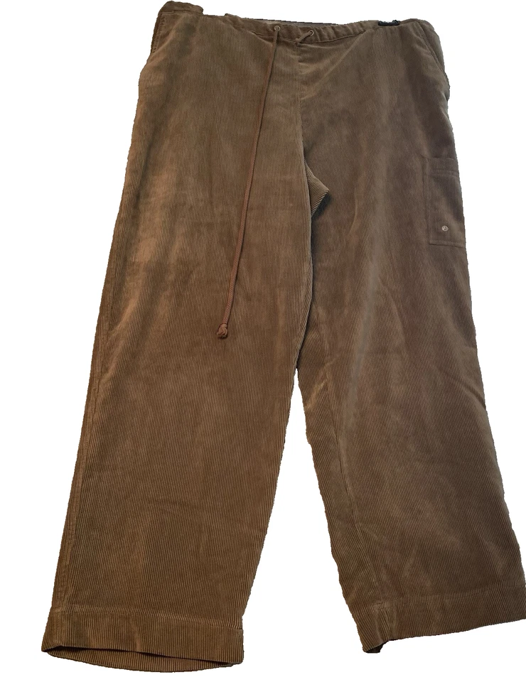 Traje de pantalón con capucha de pana DressBarn 2 piezas para mujer 1X pantalones con cordón de colección Y2K Foto 4 de 4