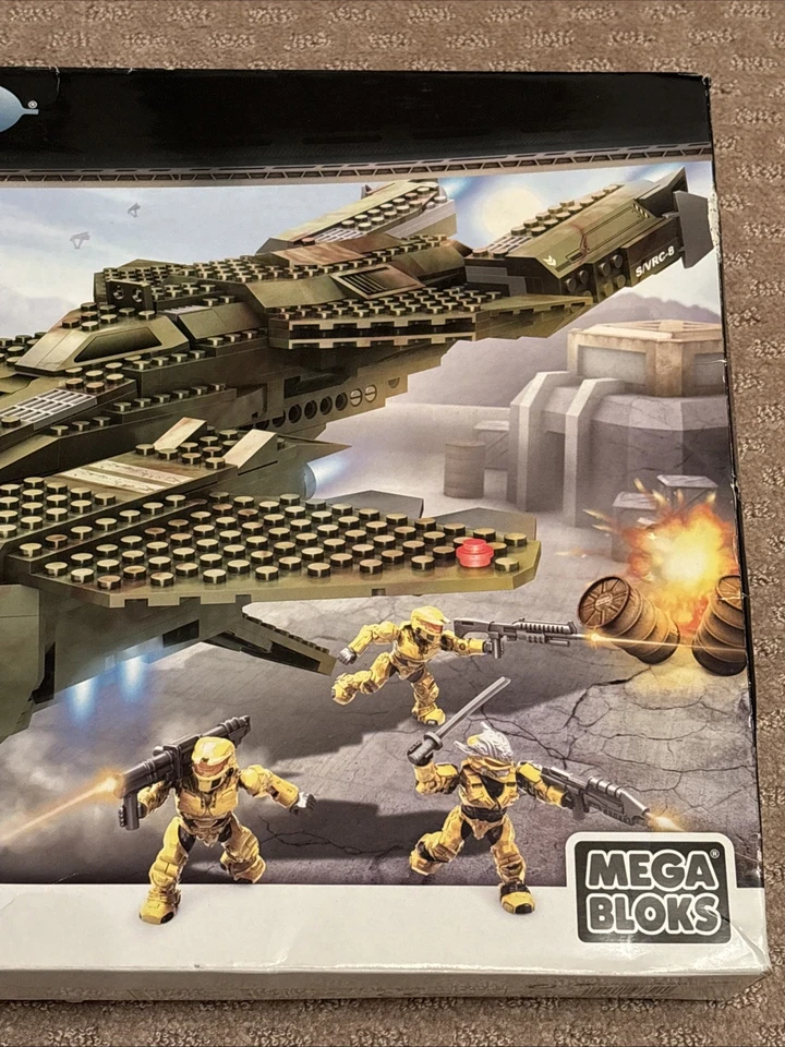 Mega Bloks Set #96824 : Halo: UNSC Pelican Dropship : Novo na caixa / lacrado de fábrica - Imagem 4 de 4