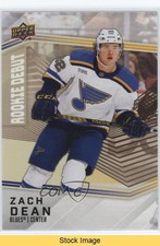 2024-25 Upper Deck UD Rookie Debut Zach Dean #15 READ 09za