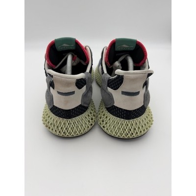 Adidas ZX 4000 4D Carbon Semi Solar Yellow Mens Shoes BD7931 Size