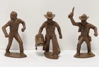 Marx Cowboys Lot 45mm Vintage Figures for 1950s playsets