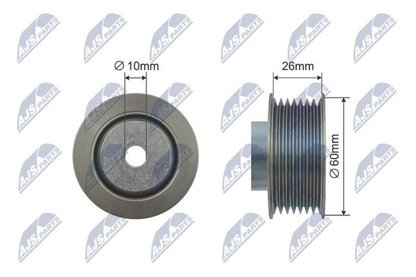 NTY RNK-SU-010 Umlenk-/FüHrungsrolle, Keilrippenriemen FüR Suzuki-image