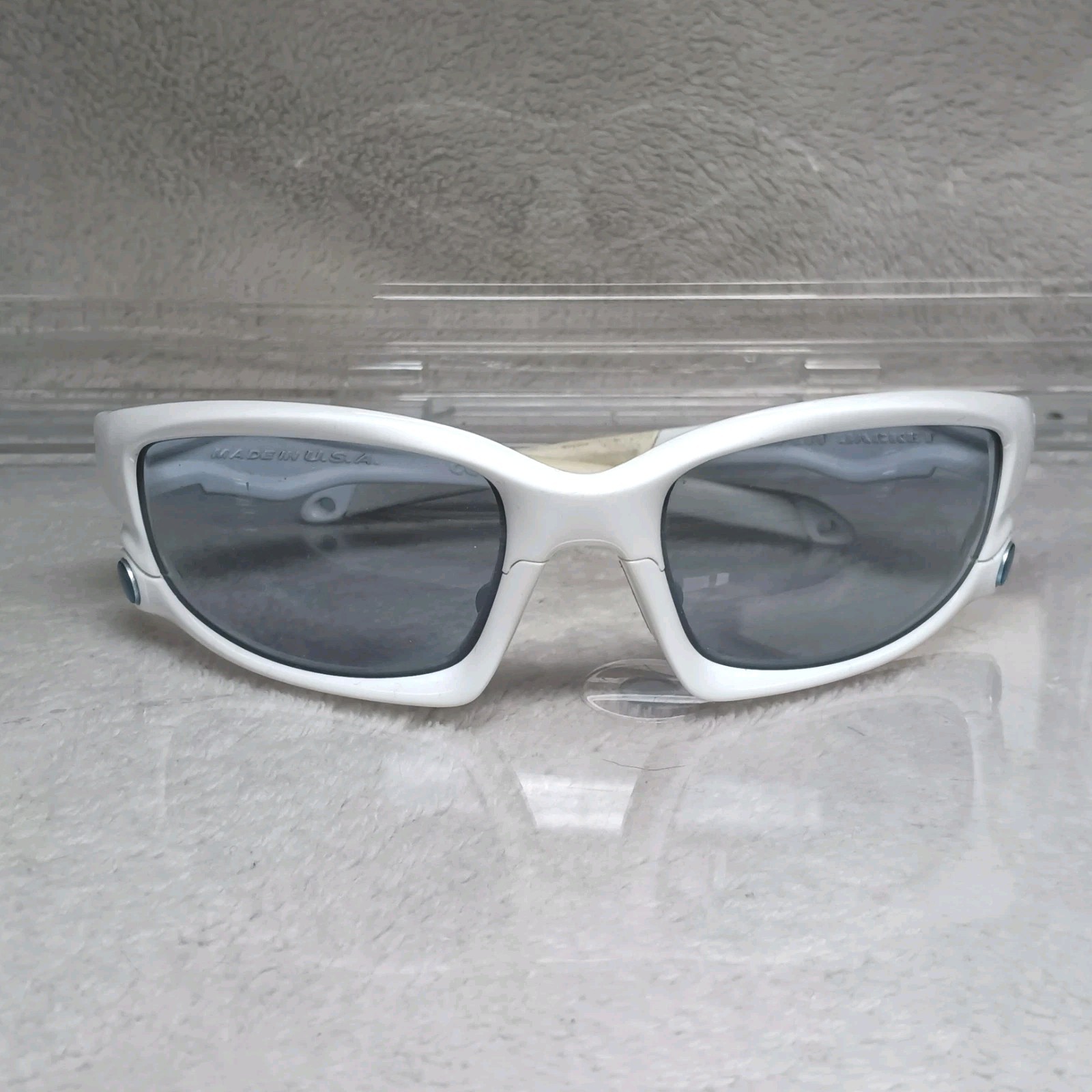 Oakley Split Jjacket White Sunglasses 009099-03 G… - image 2