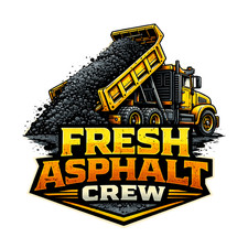 Fresh Asphalt Crew 3 Inch Uv Dtf Decal Sticker Paving Worker Blacktop