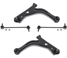 Front Control Arms Ball Joints W/ Sway Bar Links For 2001 2002 2004 Ford Escape