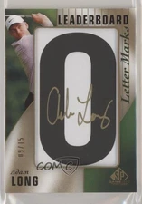 2021 SP Game Used Leaderboard Letter Marks /15 Adam Long #LM-AL Rookie Auto RC