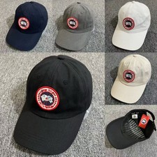Canada Goose Unisex Baseball Cap Adjustable Hat Black One Size