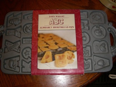 Alphabet Cookie Mold 1985 John Wright Company