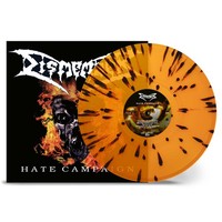Dismember 'Hate Campaign' Lp Transparentes Orange-Schwarzes Splatter-Vinyl - Neu