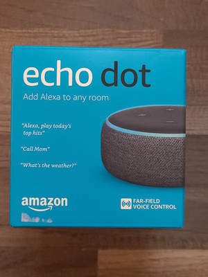 Echo Dot (3rd Gen) Smart speaker with Alexa Charcoal New 