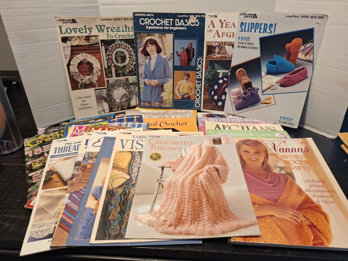 Lot Of 50 Knitting , Crochet , Books and magazines patterns