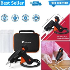 Hot Glue Gun, 20W Safe Electric Gun with 50 Melt Glue Sticks 150mm x 7mm, Per...