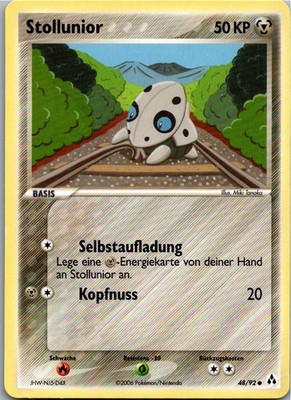 Pokémon Stollunior 48/92 EX Legend Maker 2006