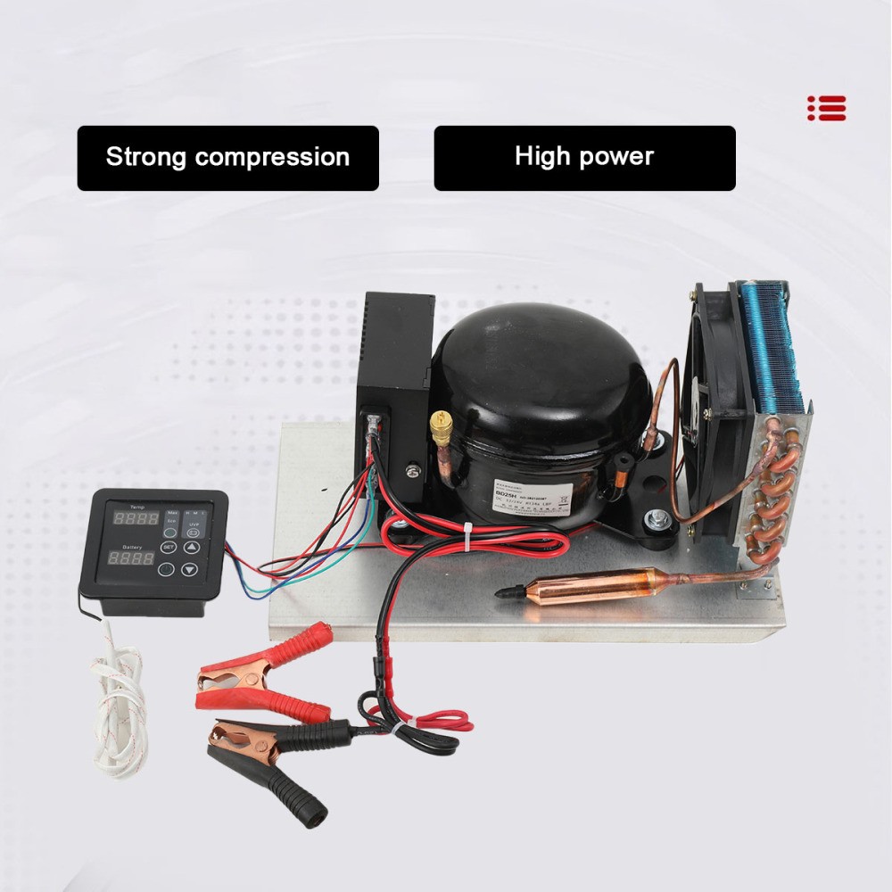 BD15HC DC Compressor Car Refrigerator Freezer Refrigeration Condensing Unit