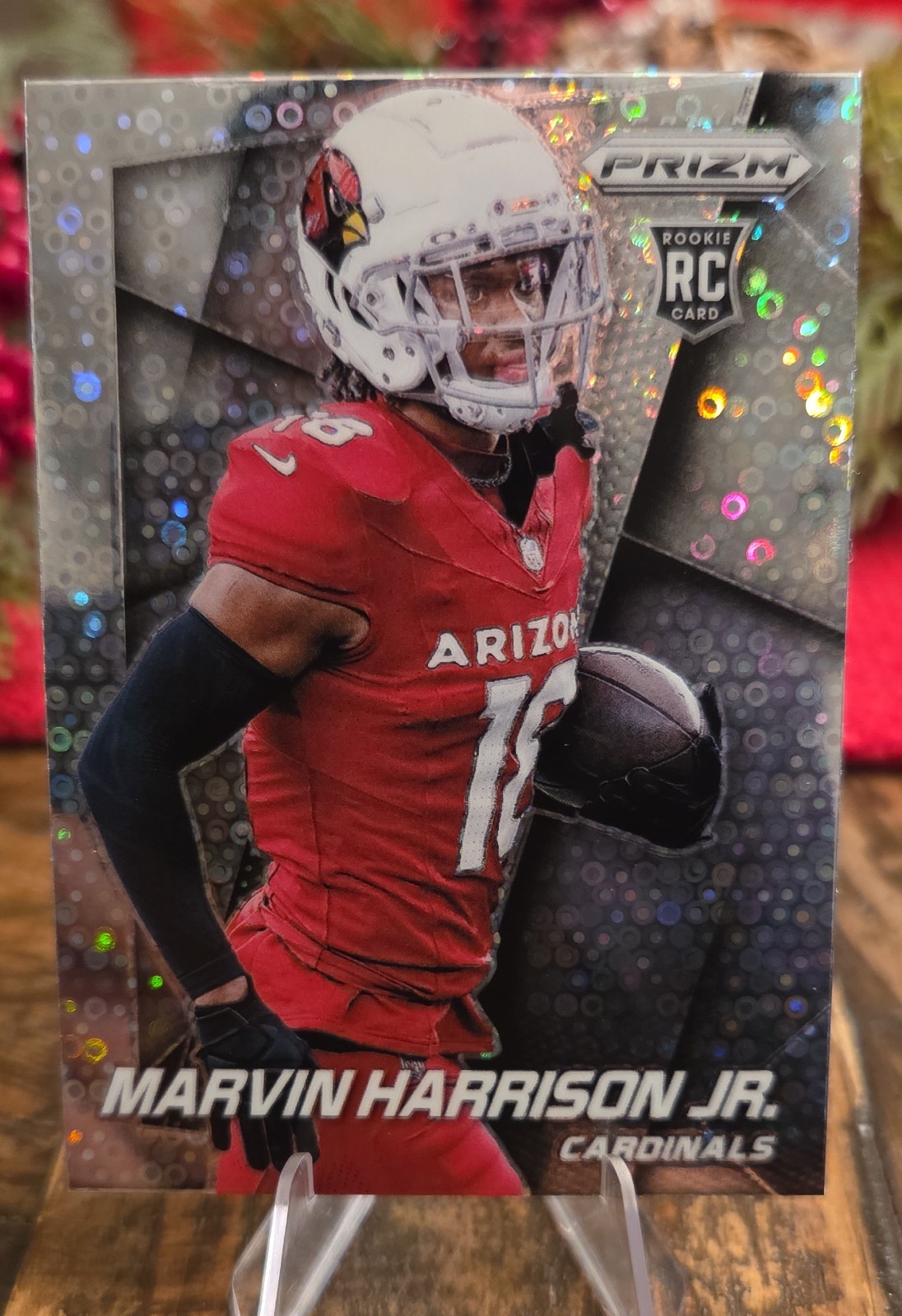 2024 Panini Prizm Prizm Flashback Rookie Marvin Harrison Jr. #4 Silver Prizm RC