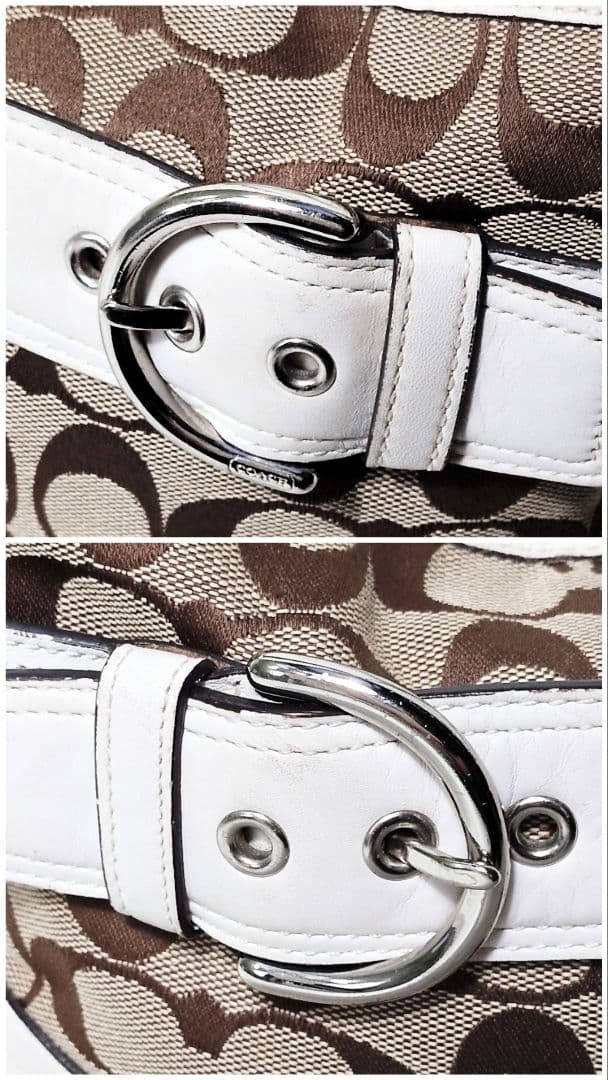 COACH One Shoulder Bag Signature Y2K Leather Soho - Gem