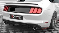 Maxton Design Diffusor Flaps V.2 Passend FüR Ford Mustang Mk6 FL Rot Hochglanz