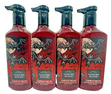 Bath Body Works Vampire Blood Gentle Gel Hand Soap 8 Oz x4