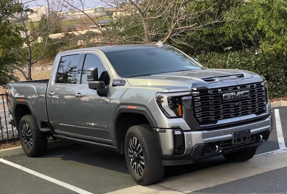 2x OEM rejilla puerta trasera negro emblema GMC para insignia 2019+ Sierra 1500 2500 cromo Foto 4 de 4