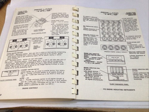 Manual de descripción del panel Boeing 747 1980 British Caledonian usado - Imagen 22 de 24