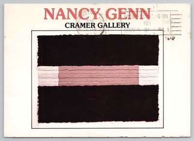 Nancy Genn at Cramer Art Gallery in Washington DC 1980 Postcard