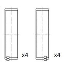 ORIGINAL® Fai Autoparts Pleuellager für Mercedes-Benz A-CLASS C-CLASS B-CLASS