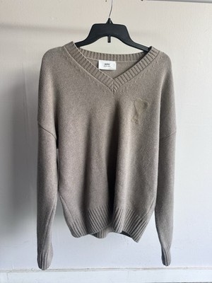 Ami Paris de Coeur Organic Cotton V-Neck Medium