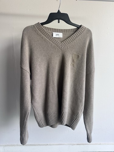 Ami Paris de Coeur Organic Cotton V-Neck Medium