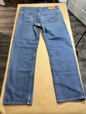VTG Levi's 501xx Jeans, 38x34, Faded Denim, Whiskering, Made In USA, 90s Grunge