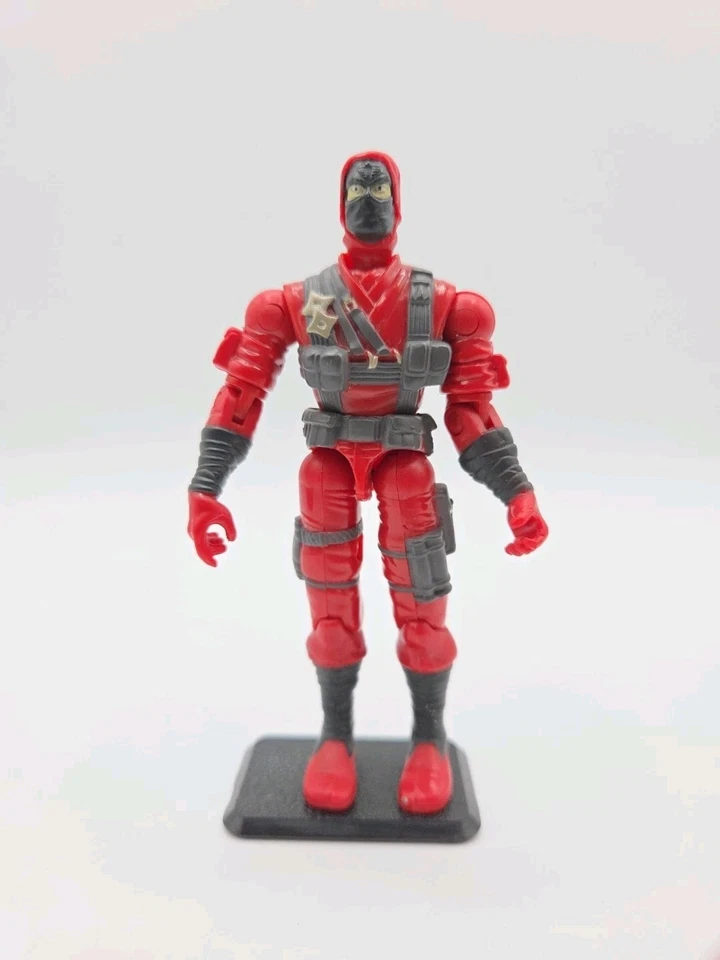 Экшн-фигурка GI Joe Shadow Strike V1 Cobra 2005 Ninja Battles Hasbro с подставкой - Изображение 2 из 4