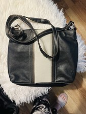 Borsa a tracolla Clarks in pelle nera/custodia iPad tracolla regolabile chiusura zip foderata