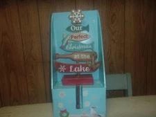 CHRISTMAS AT THE LAKE STOCKING HOLDER NIP