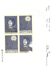 Hungary, Postage Stamp, #2218 Block Mint NH, 1973 Copernicus, Space
