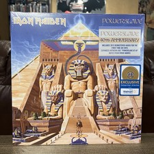 Iron Maiden   Powerslave   40th Anniversary ZOETROPE Walmart Exclusive LP SEALED