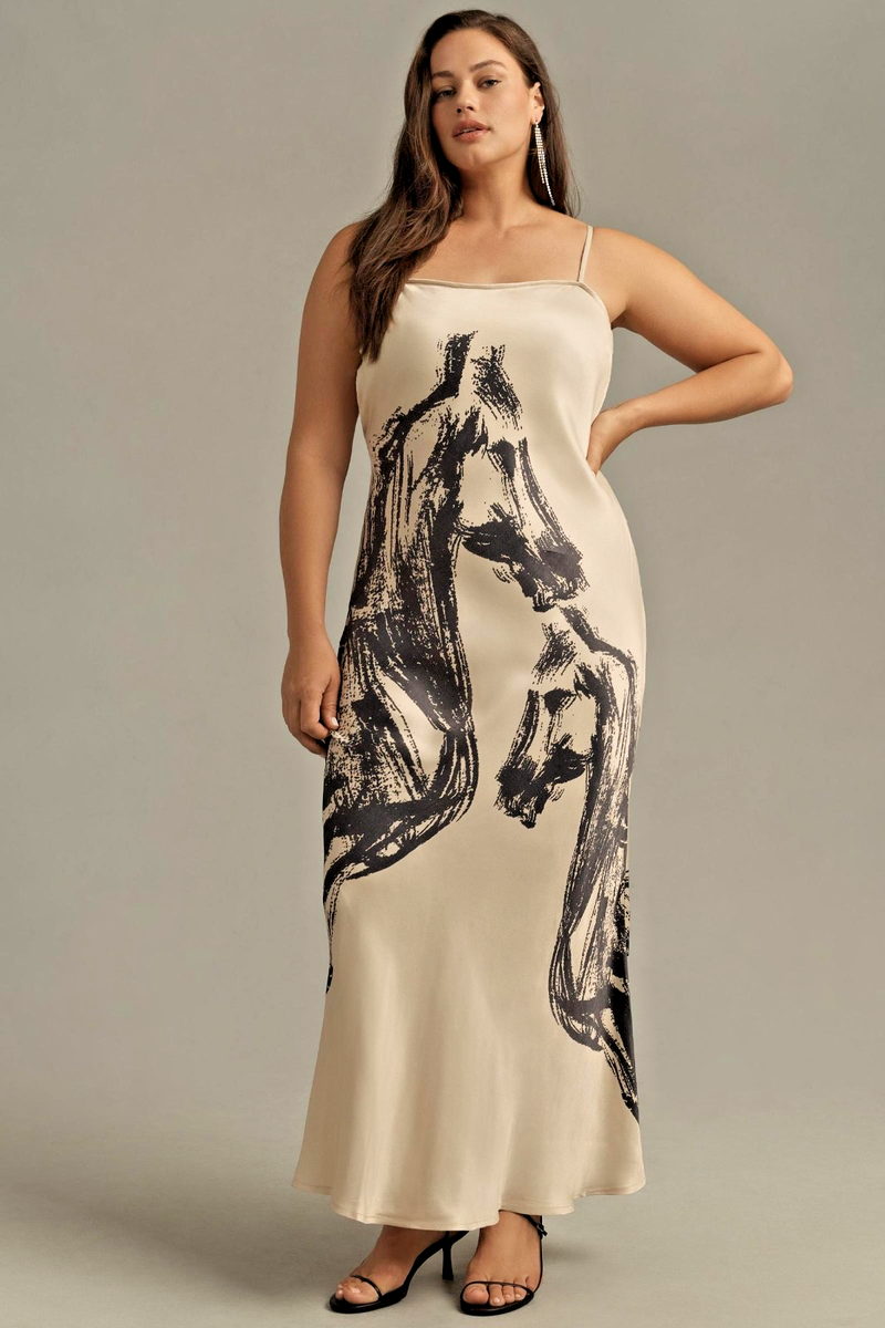 garden floral maxi dress Meadow Garden Floral Gauze Tie-Back Maxi Dress, Blue / M
