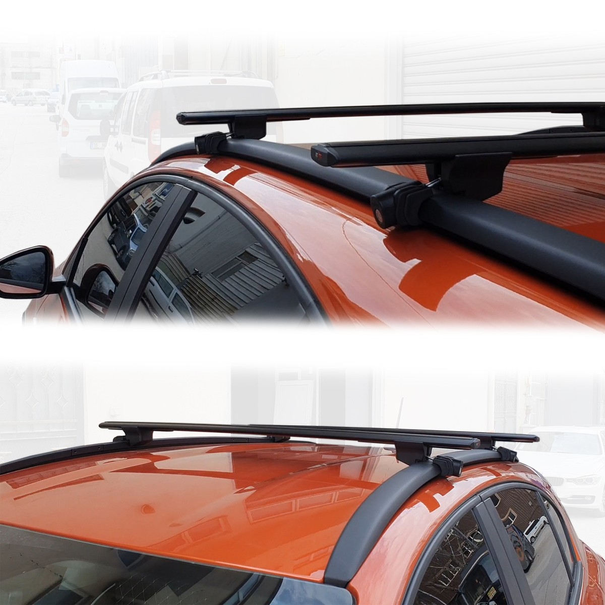 Barres De Toit Pour Dacia Sandero Stepway 2 (2012-2020) - 2 Barres Aluminium Gris - 11