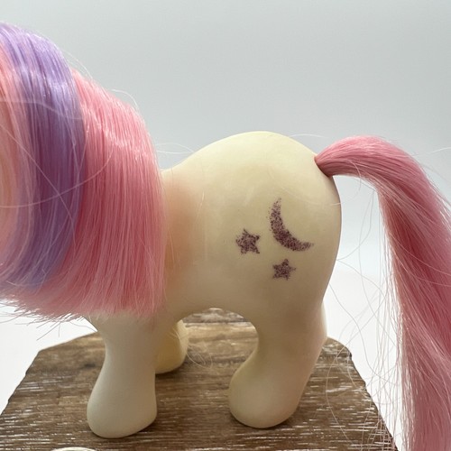 Vintage G1 My Little Pony Baby Moondancer Unicorn Hasbro MLP Rare HTF - Picture 2 of 8